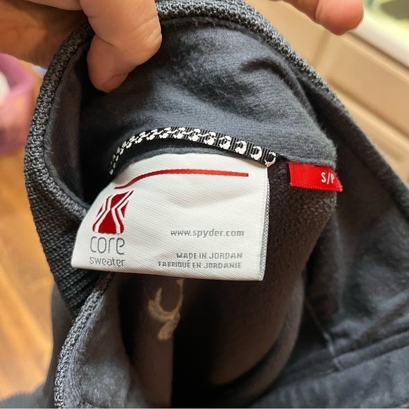 Spyder Core Sweater Full Zip Jacket Gray Small Women’s H - Picture 5 of 6